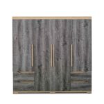 Modern Extended 4 Door Wardrobe – Available in 2 Colours