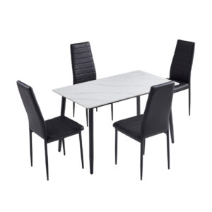 White 4 Seater Dining Room Set