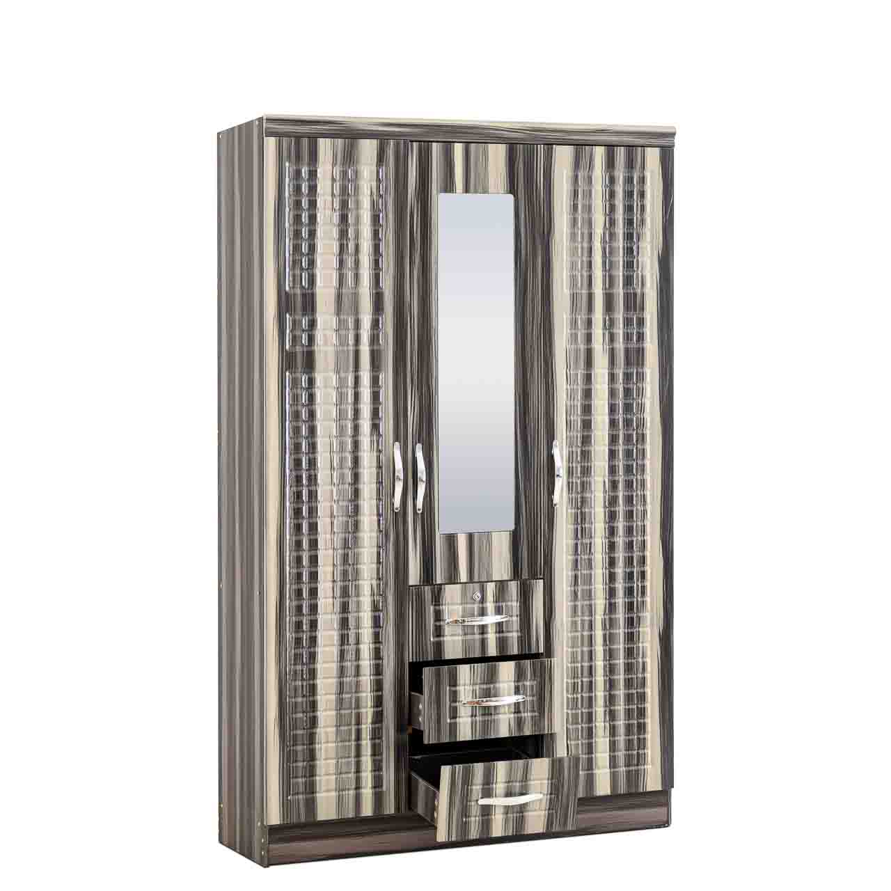 Product_858_11-1 3 Door Wardrobe – Available in 3 Colours - Image 1